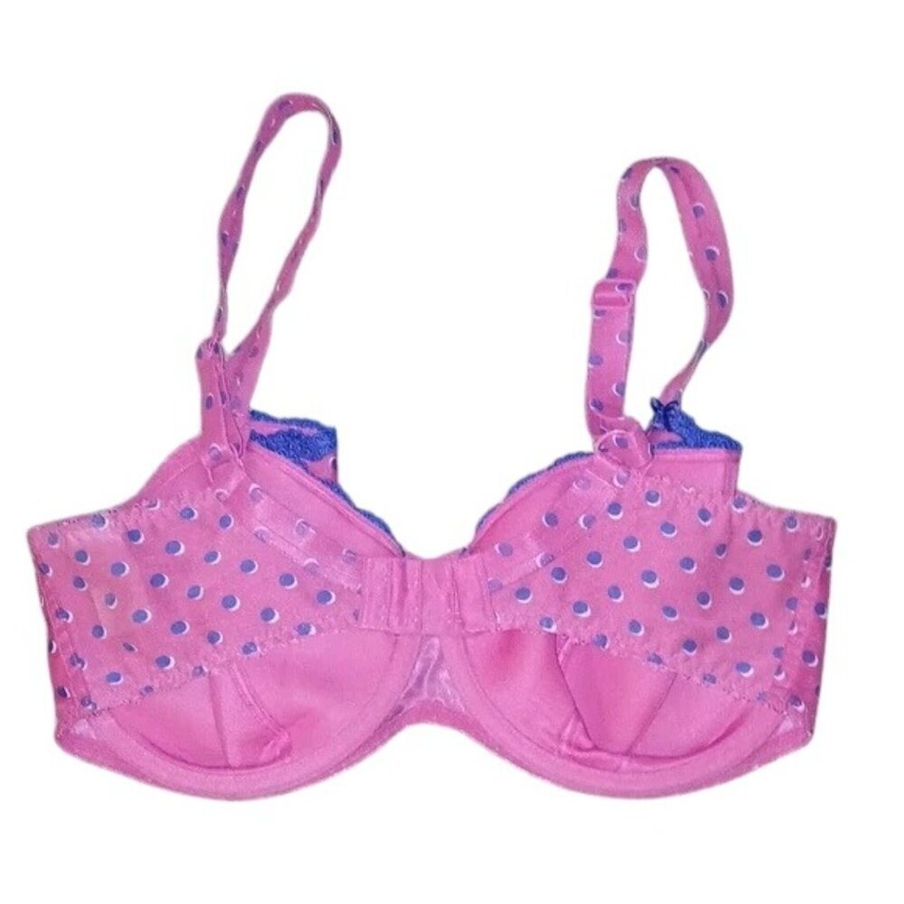Freya Patsy Pink Polka Dot Underwire Bra - Picture 5 of 7